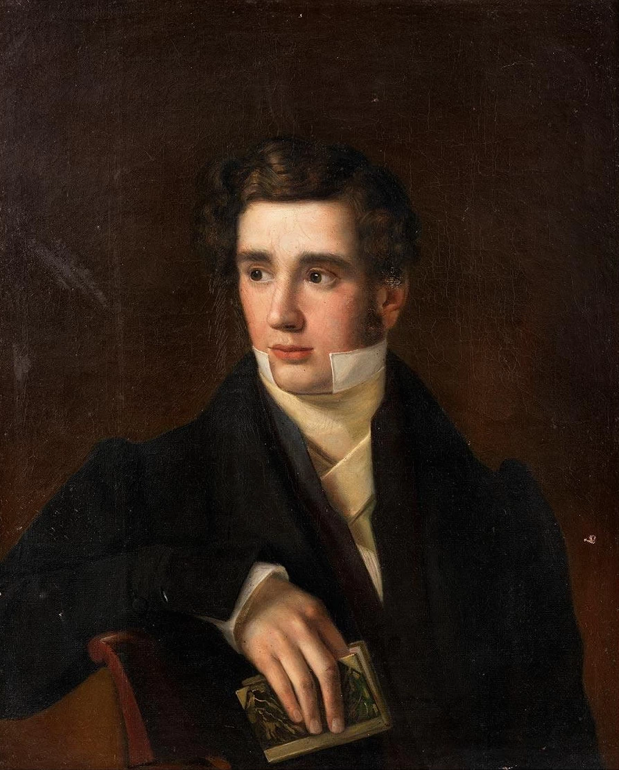 Ritratto di uomo con libro